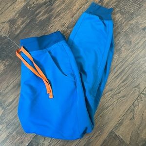 Blue fig scrub bottoms